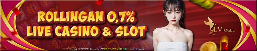 Rollingan Slot Live Casino 0,7% LVTogel